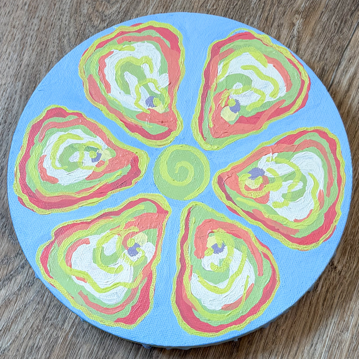 Carolina Blue Oyster Plate